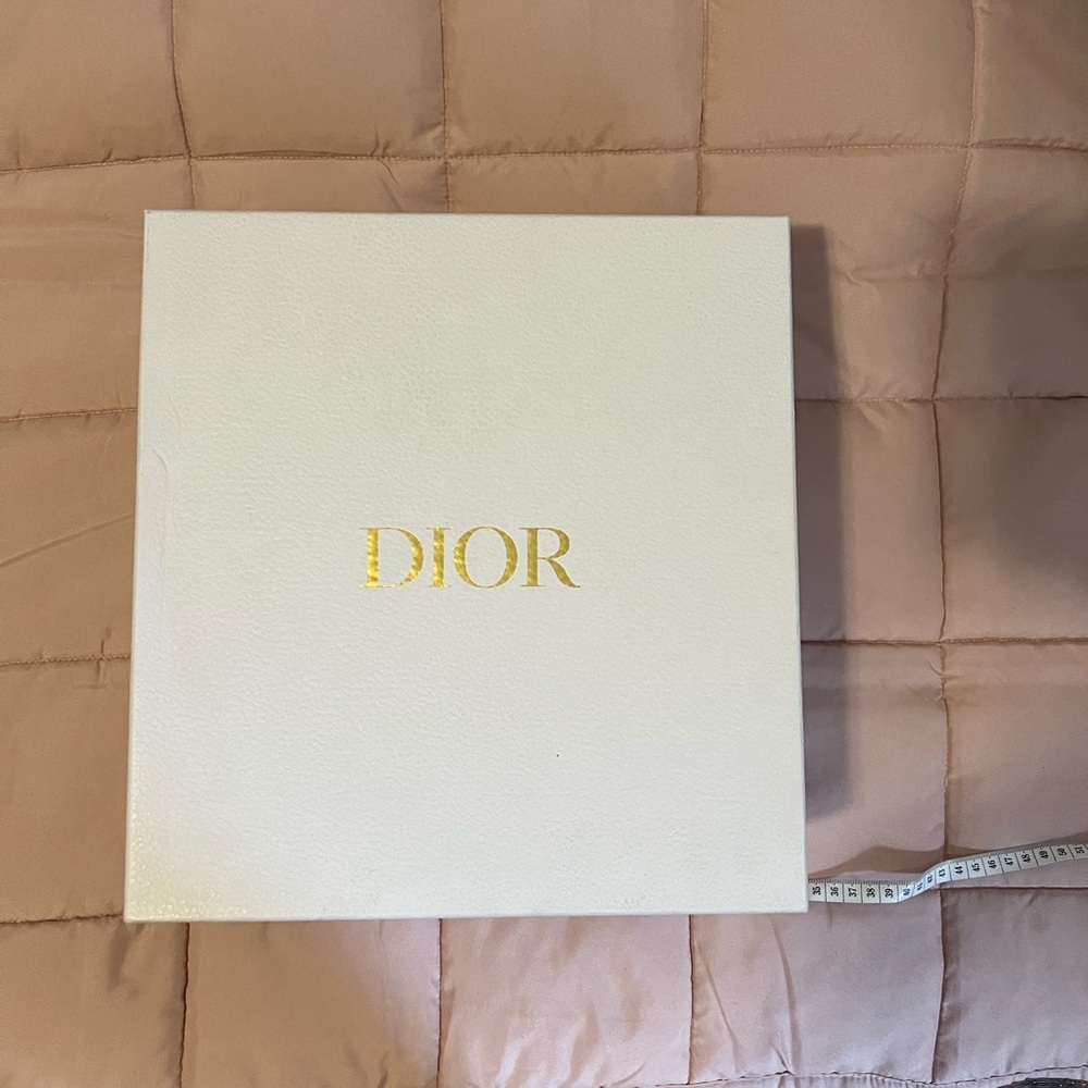 DIOR White Empty Square Gift Box White